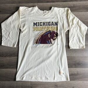 VTG Michigan Panthers T Shirt Fits Small Jersey Style USFL 1982 Football‎ 1980s